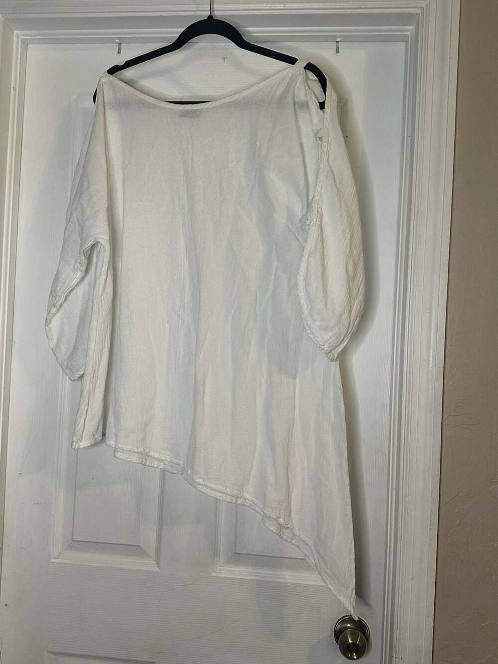 Oh My Gauze! Women's Asymmetrical Hem 100% Cotton Gauze Tunic Top